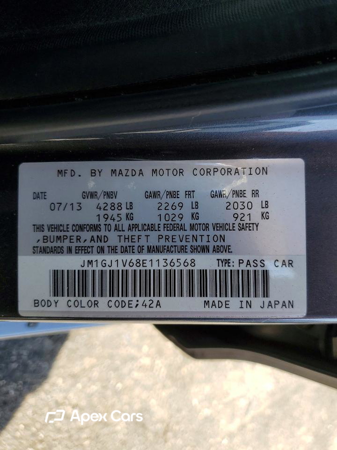 Mazda 6 2014