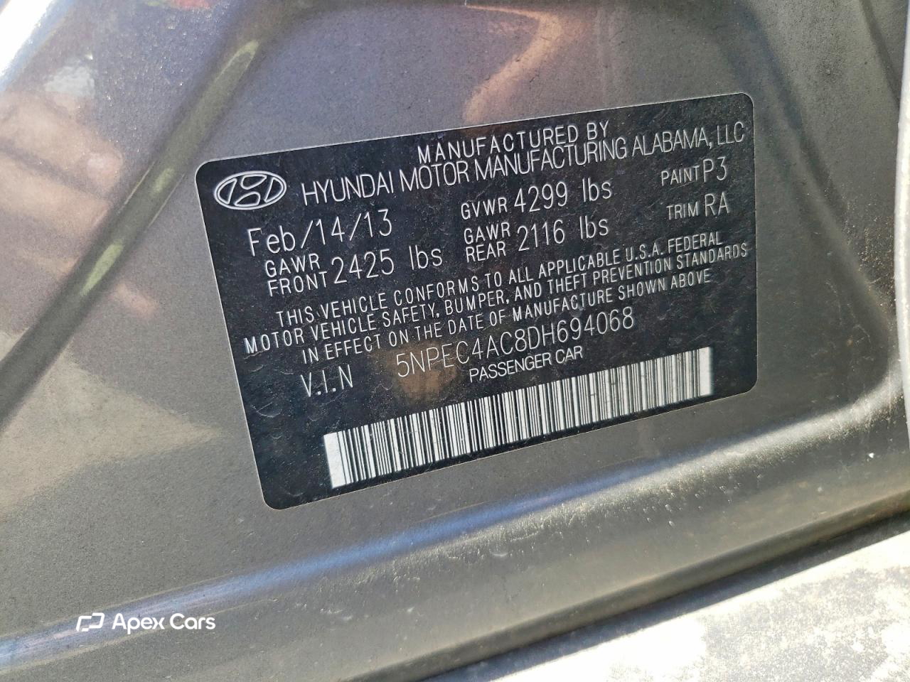 Hyundai Sonata 2013