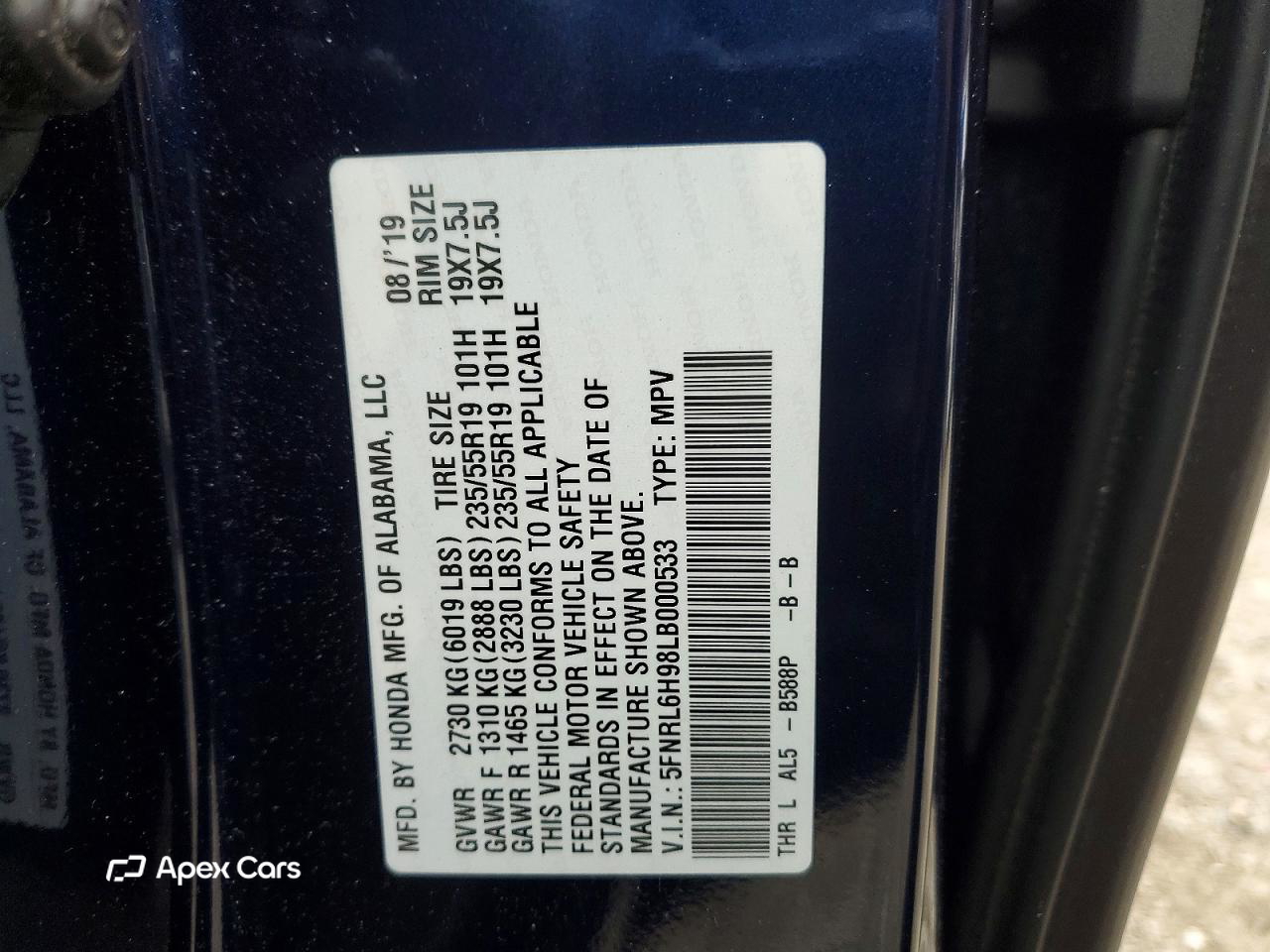Honda Odyssey 2020