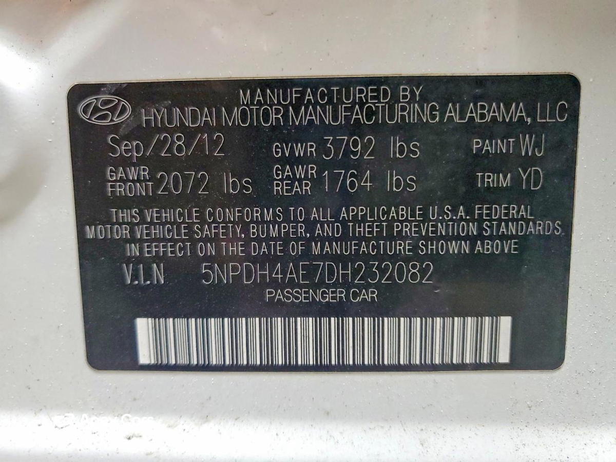 Hyundai Elantra 2013