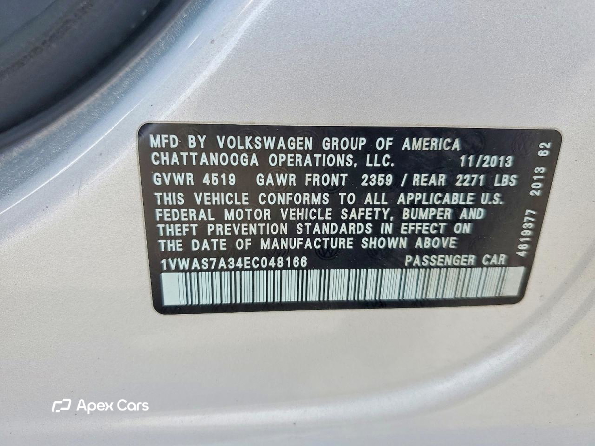 Volkswagen Passat 2014
