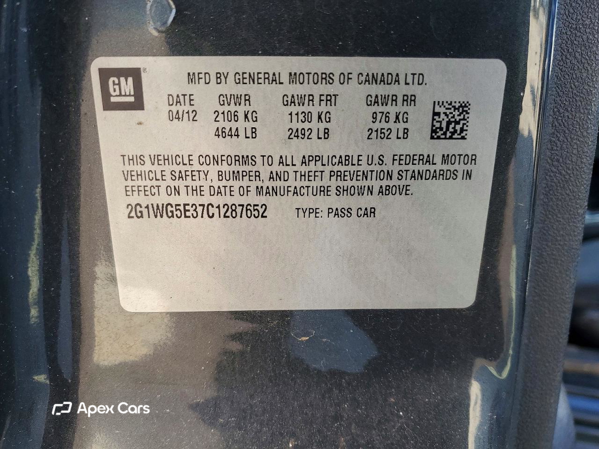Chevrolet Impala 2012