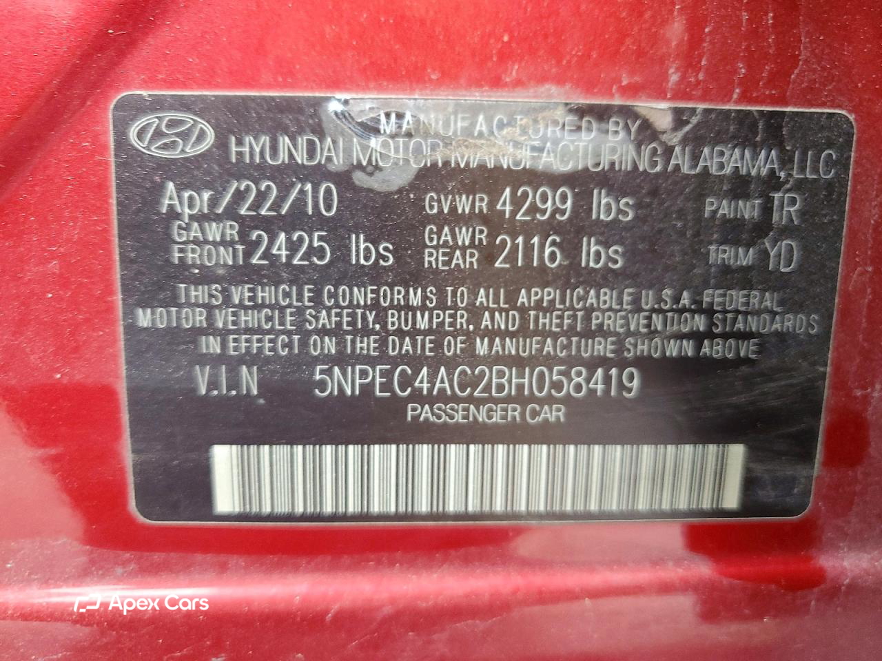 Hyundai Sonata 2011