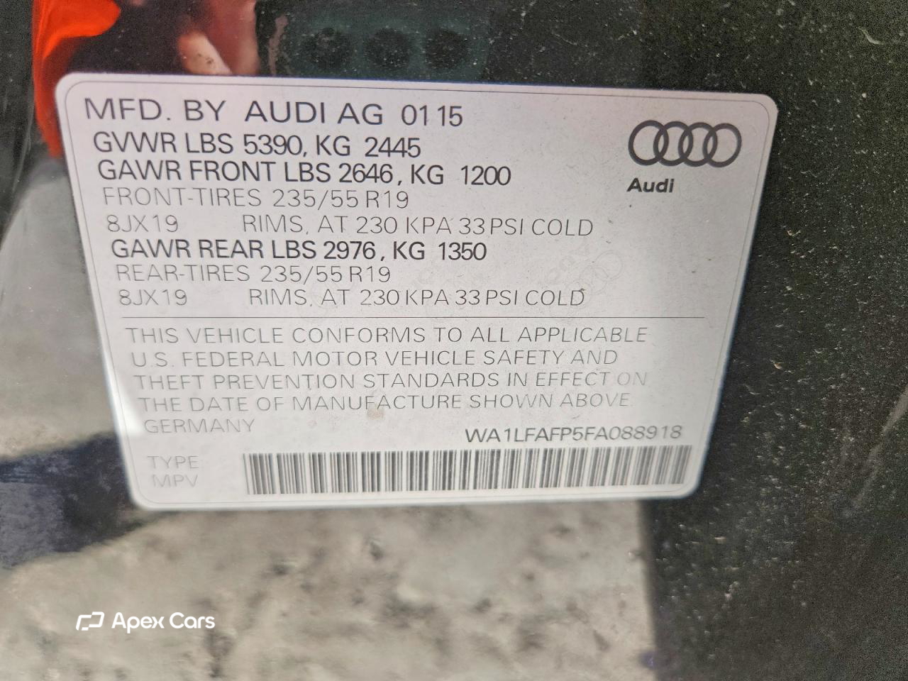 Audi Q5 2015