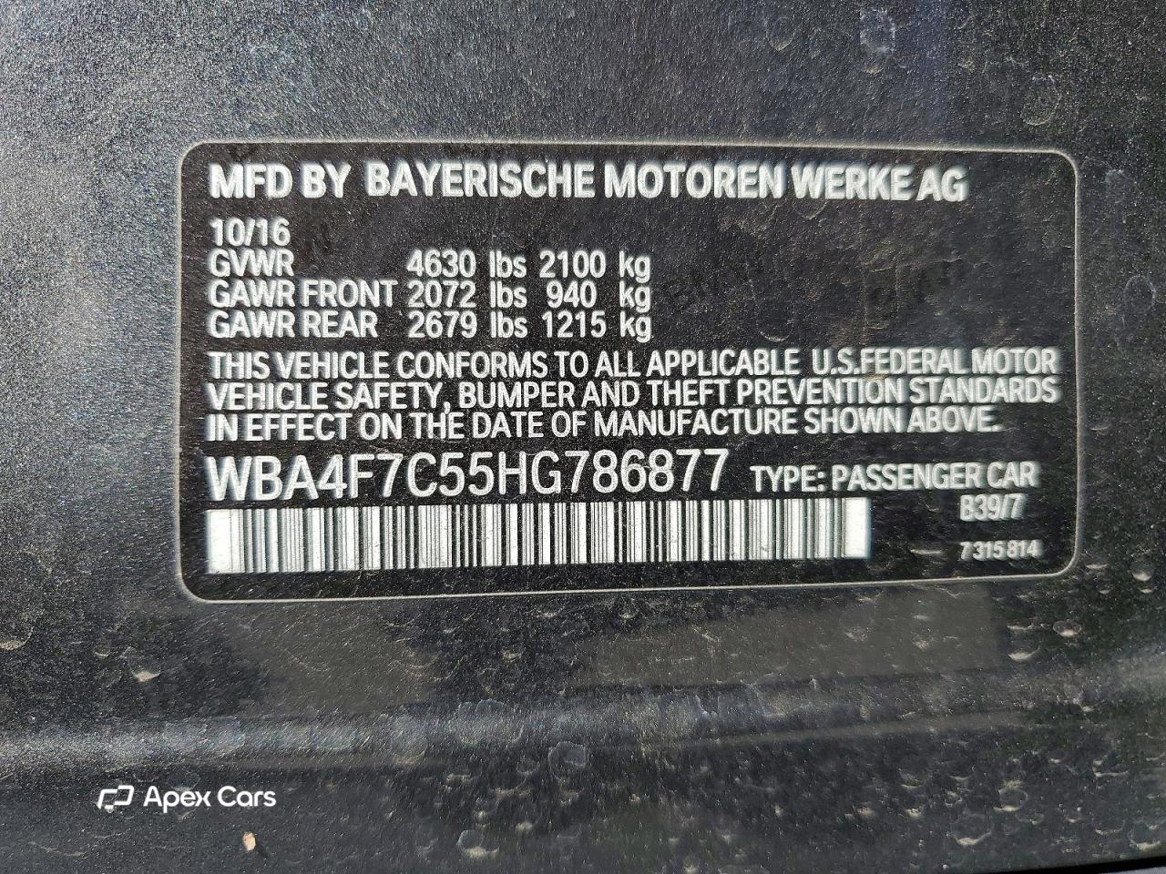 BMW Series 4 2017
