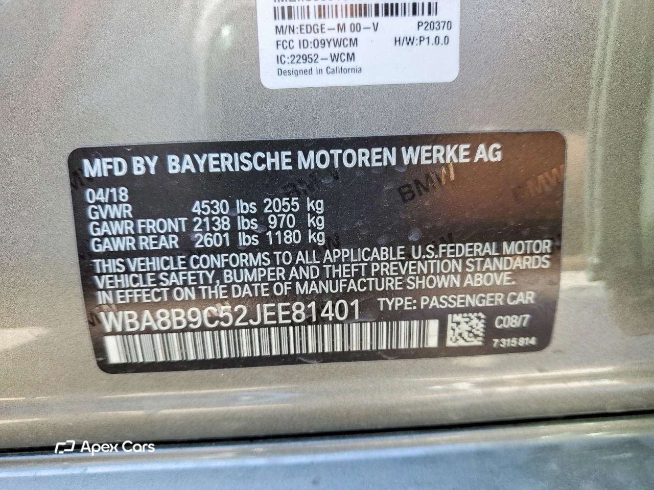 BMW Series 3 2018