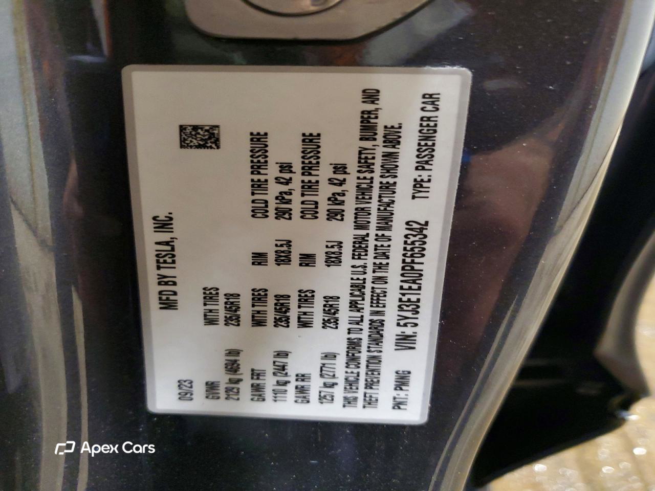 Tesla Model 3 2023