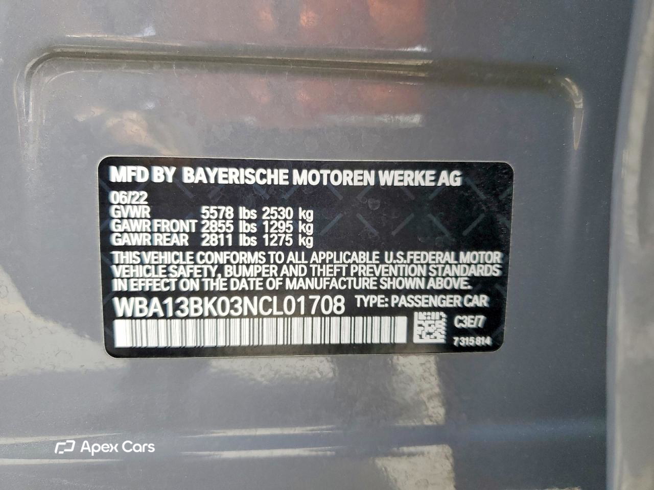 BMW M5 2022