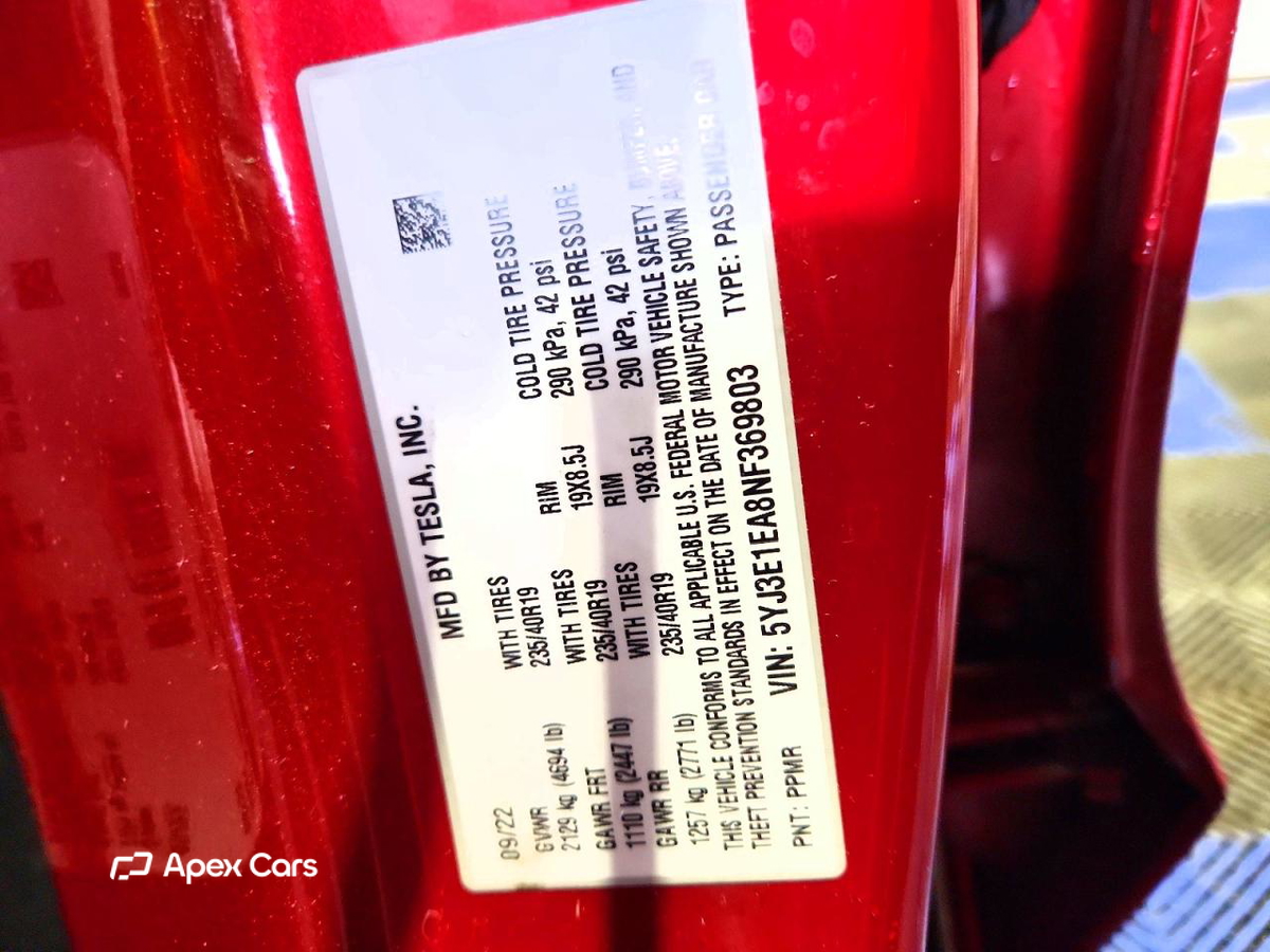 Tesla Model 3 2022