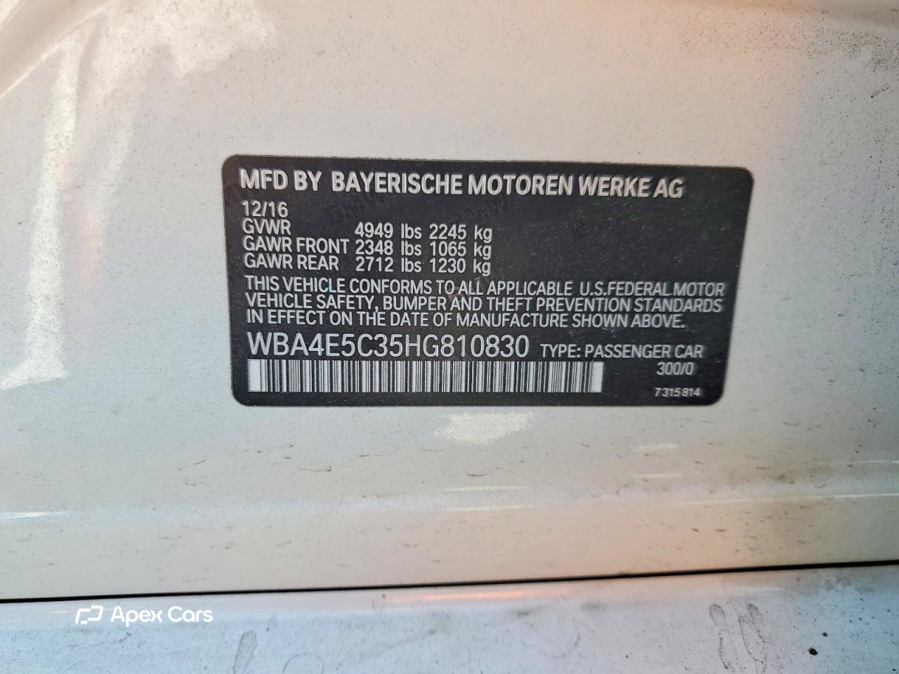 BMW Series 4 2017