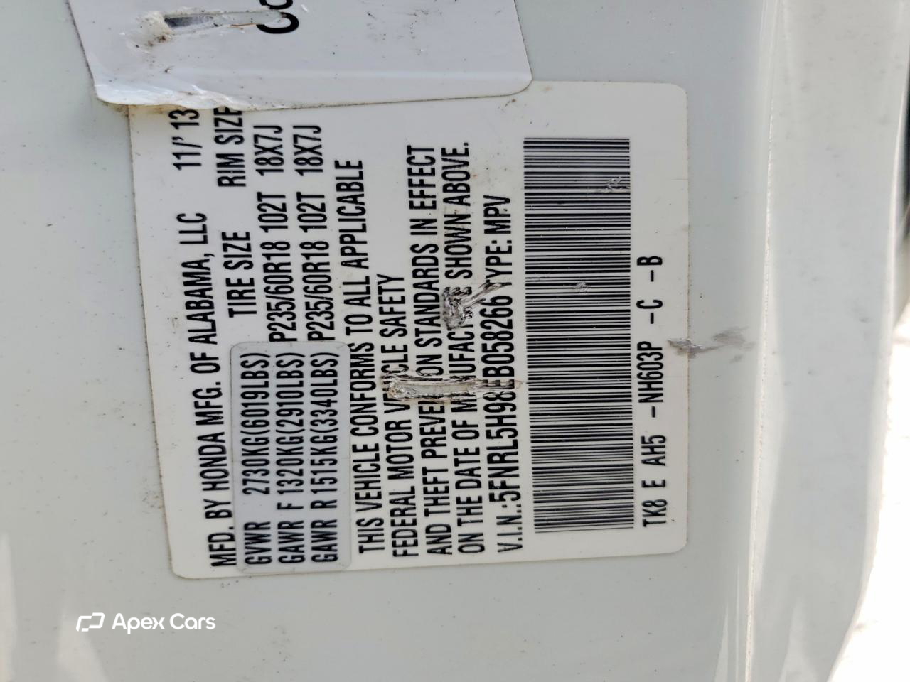 Honda Odyssey 2014