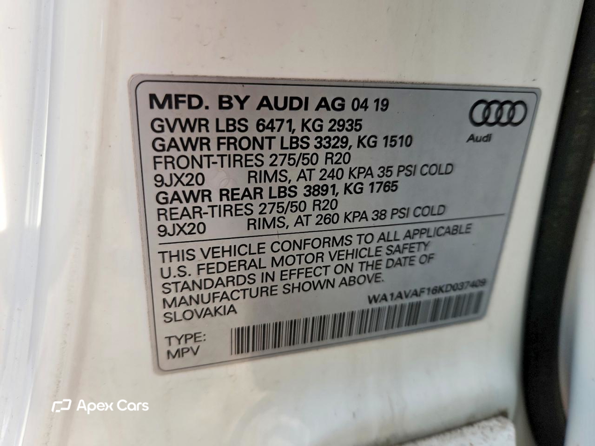 Audi Q8 2019