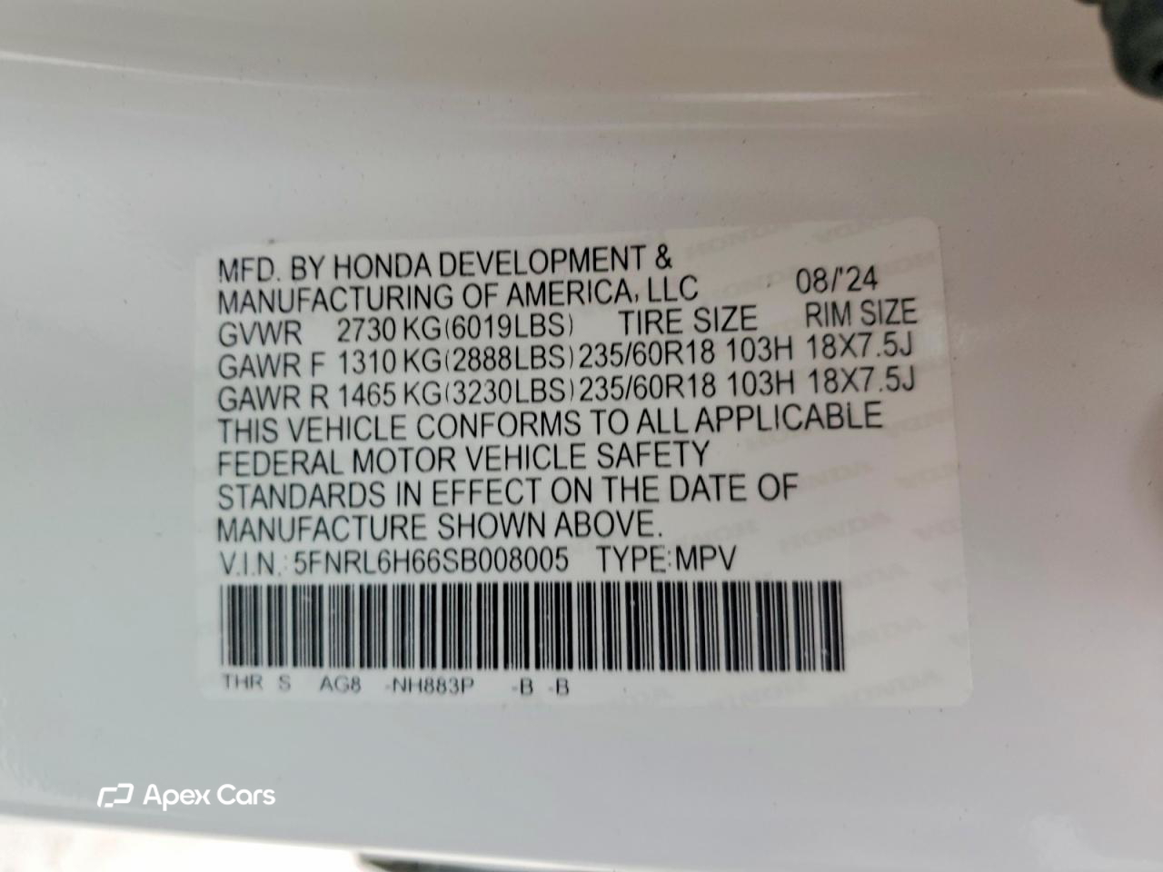 Honda Odyssey 2025