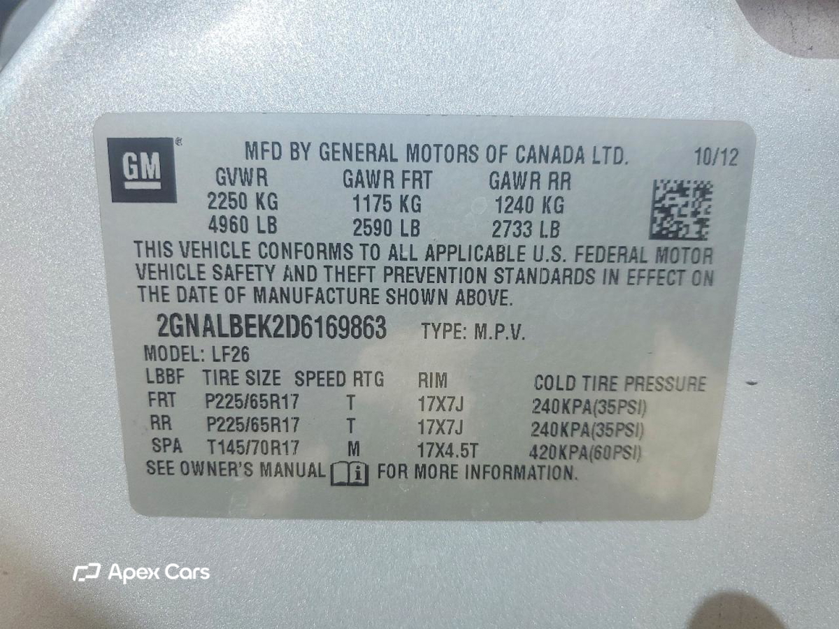 Chevrolet Equinox 2013