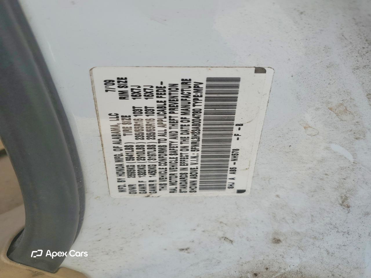 Honda Odyssey 2010