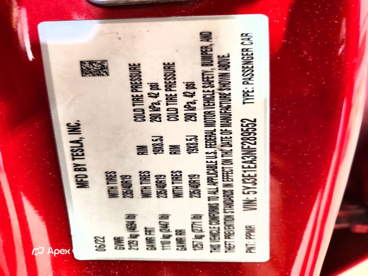 Tesla Model 3 2022