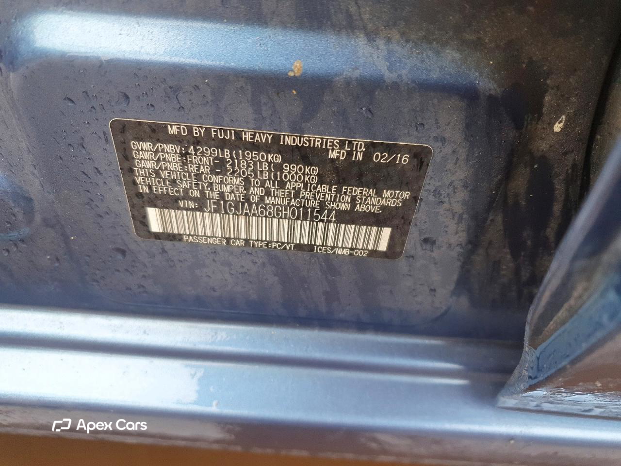 Subaru Impreza 2016