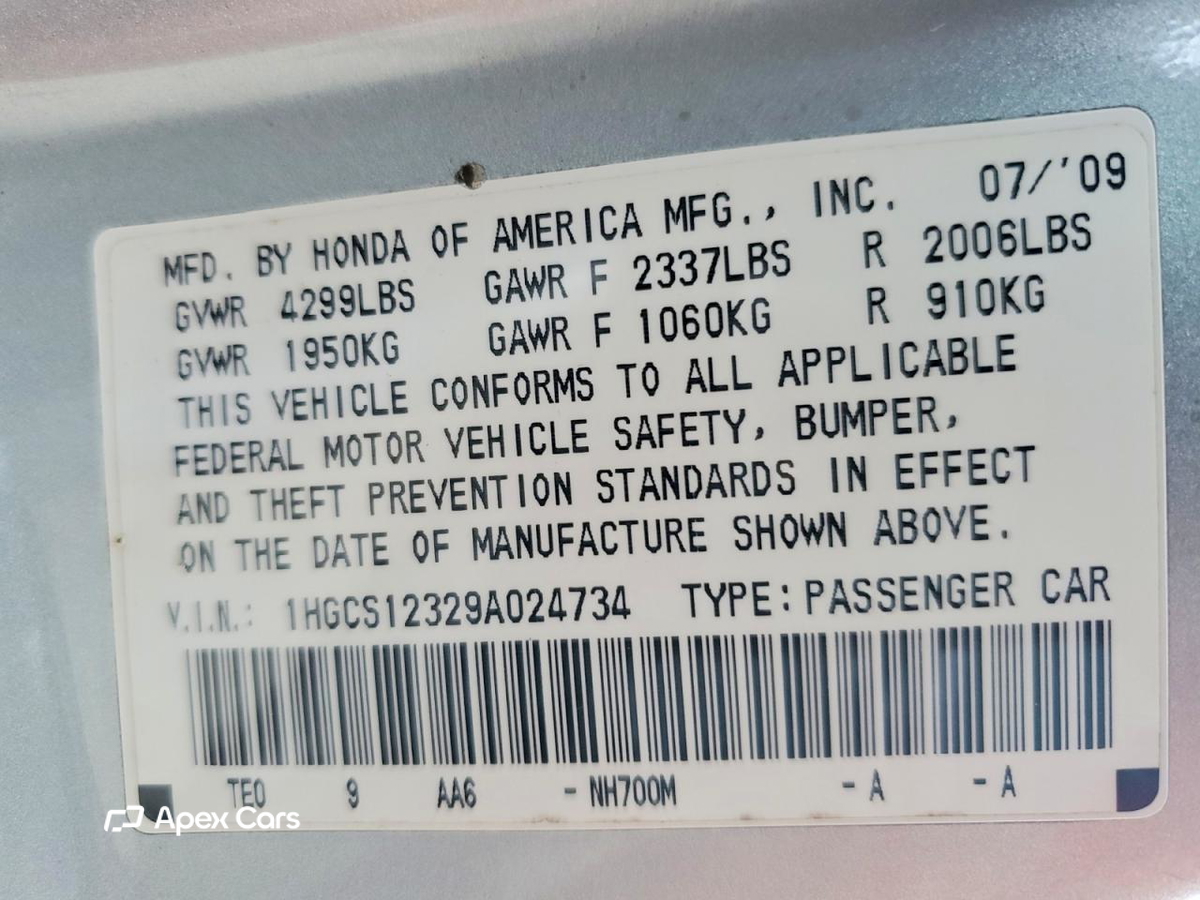 Honda Accord 2009