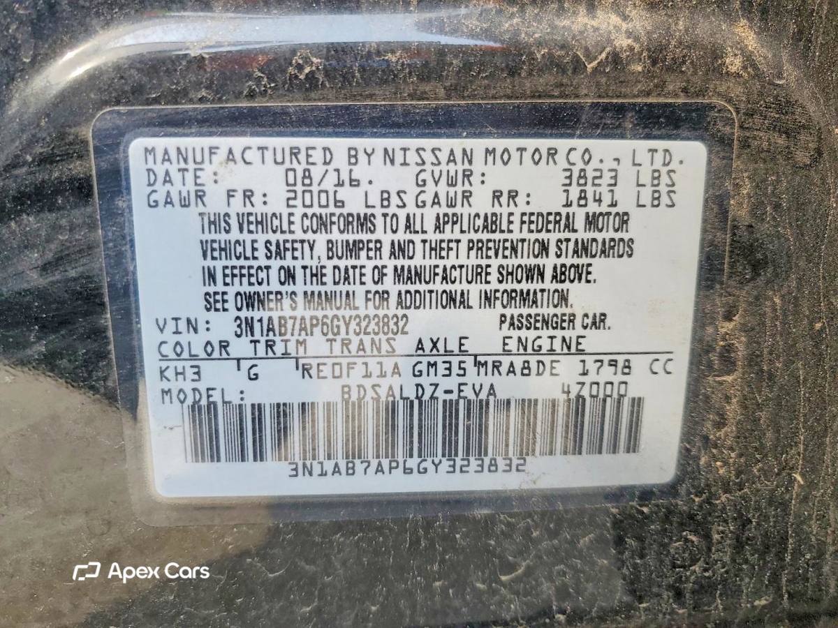 Nissan Sentra 2016