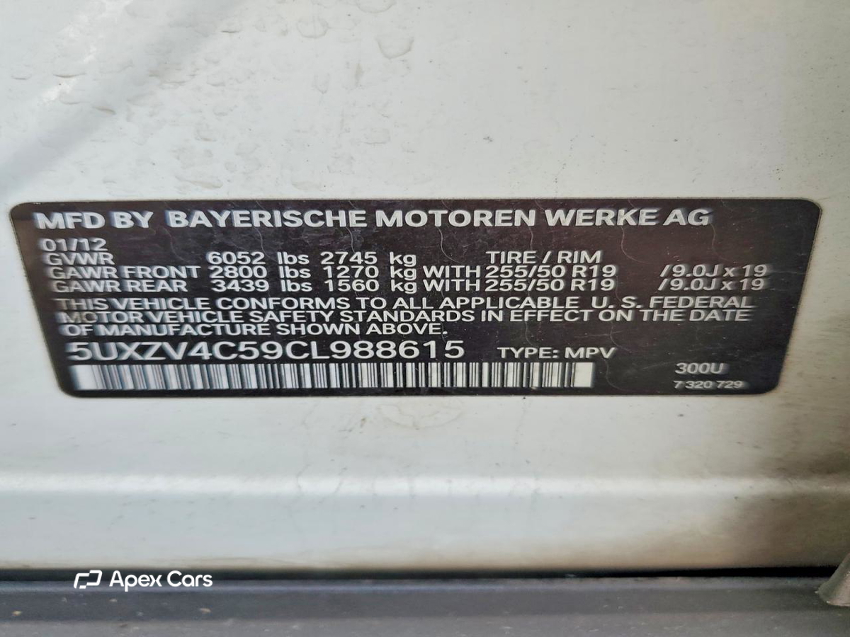 BMW X5 2012