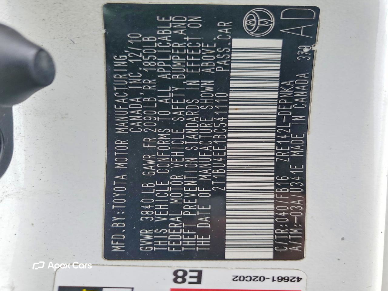 Toyota Corolla 2011