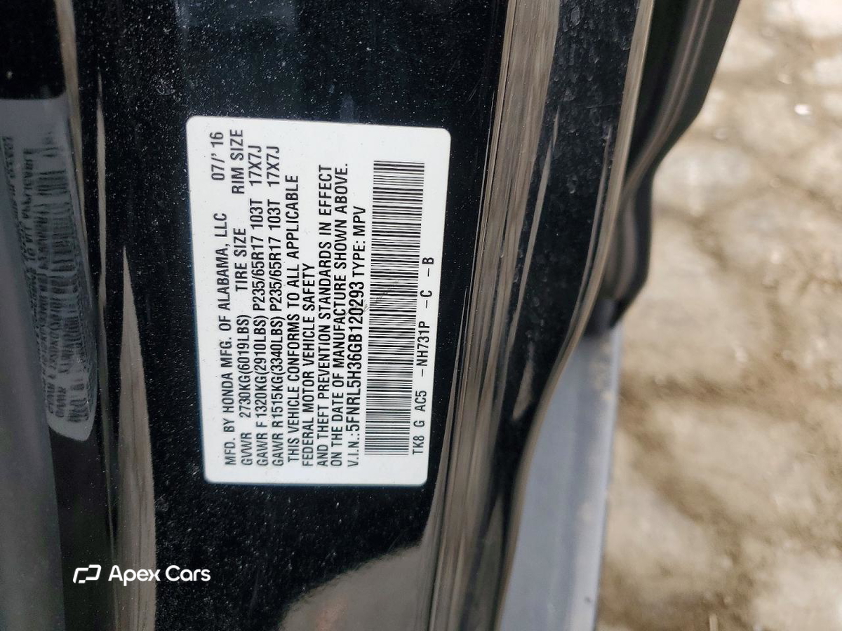 Honda Odyssey 2016