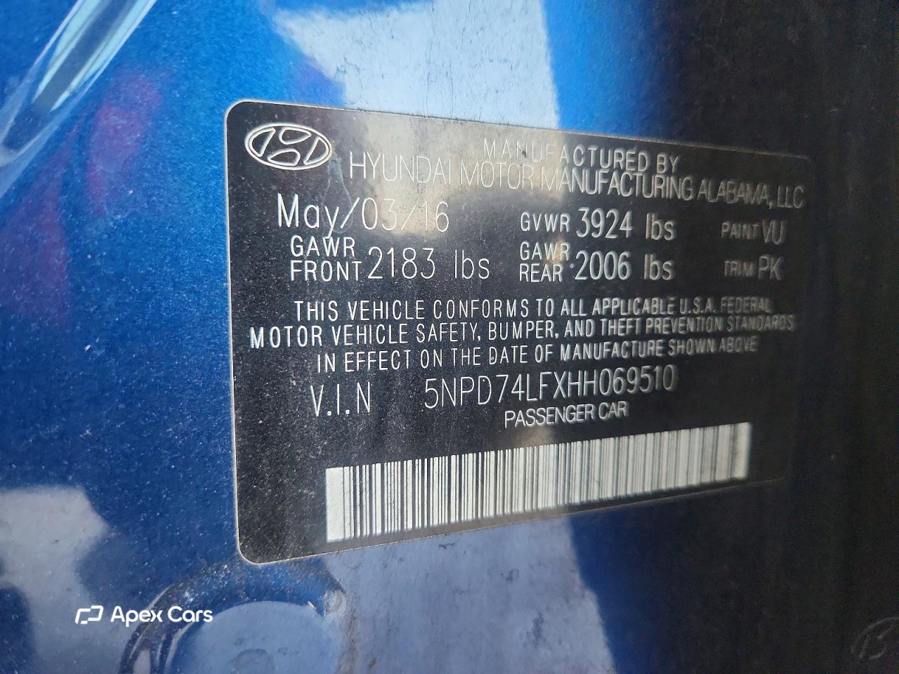 Hyundai Elantra 2017