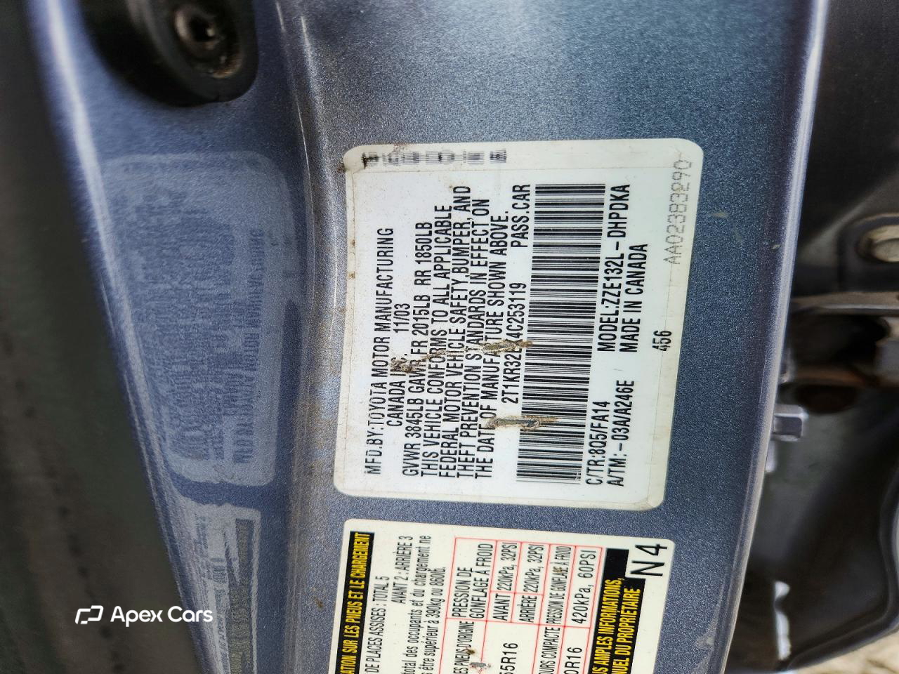 Toyota Matrix 2004