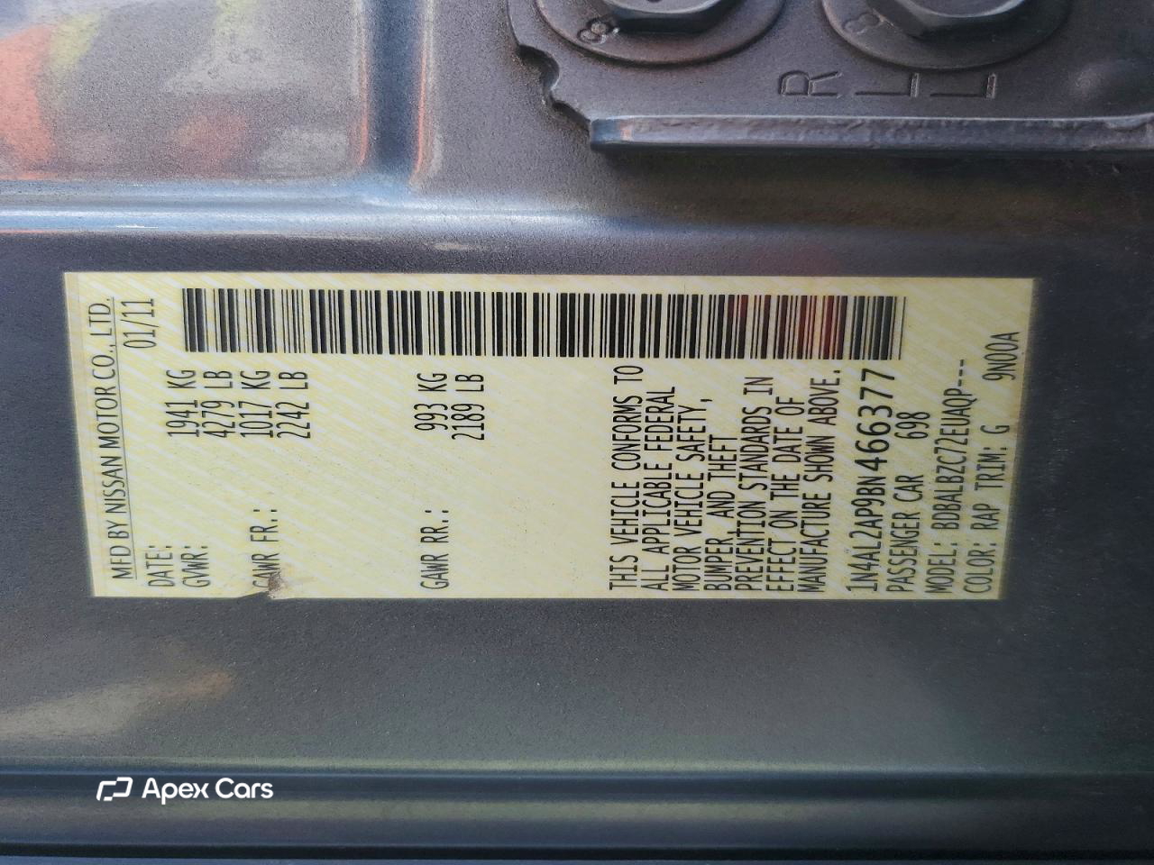 Nissan Altima 2011