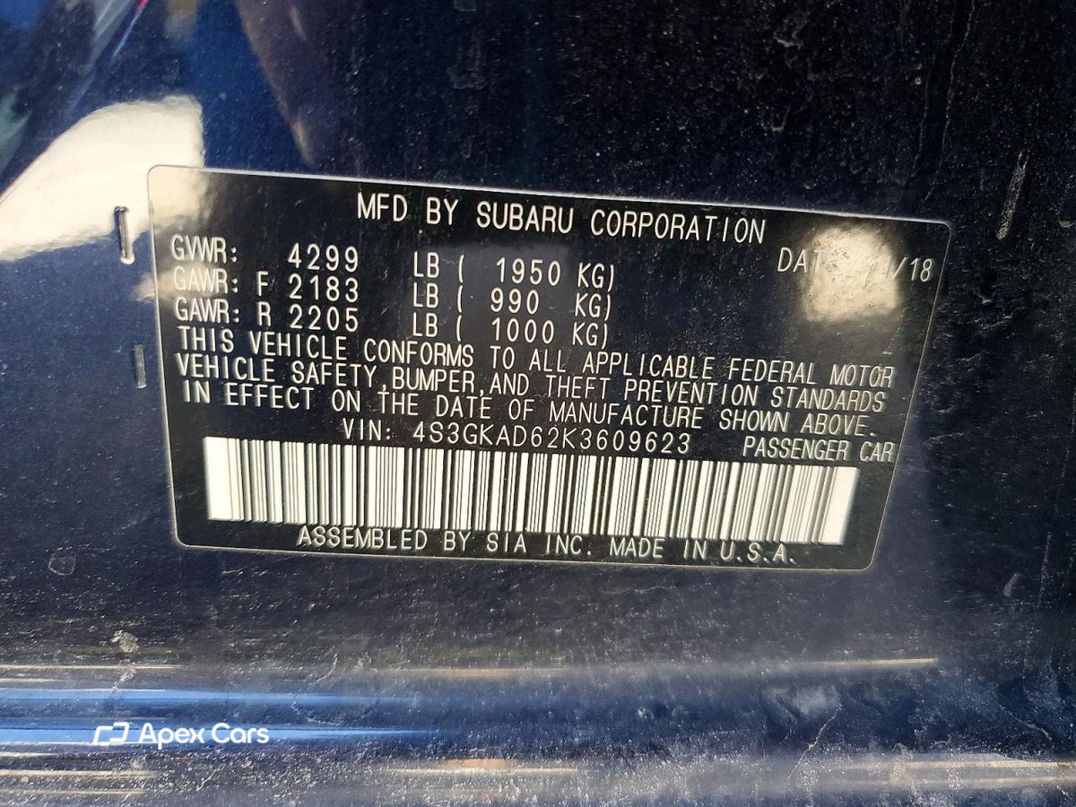 Subaru Impreza 2019
