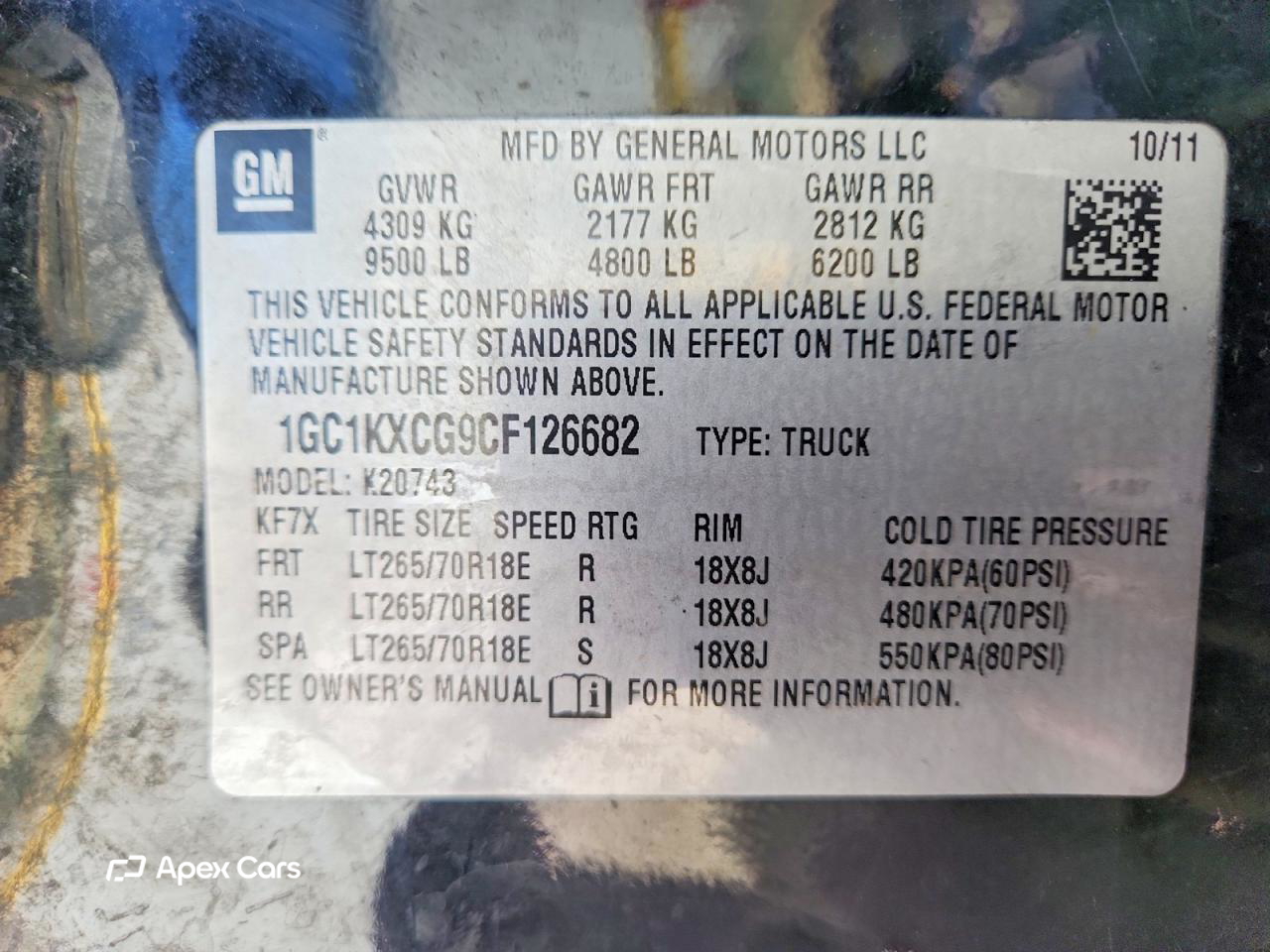 Chevrolet Silverado 2012