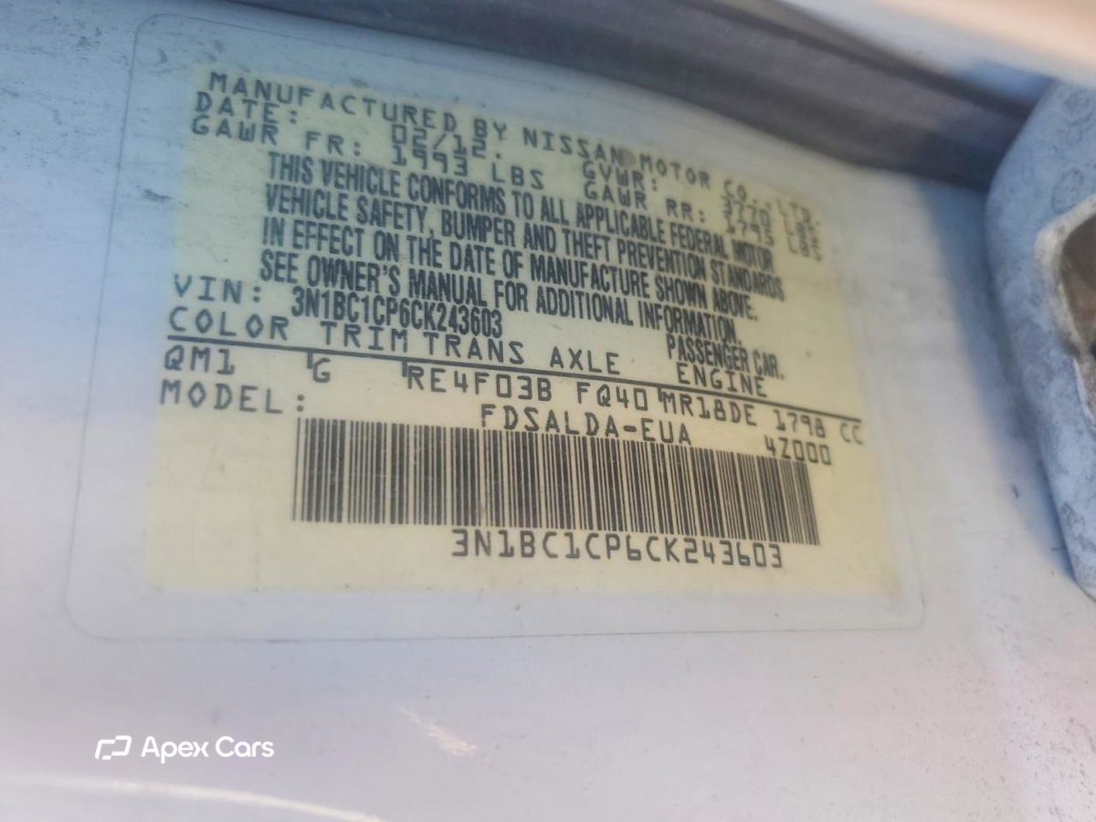 Nissan Versa 2012