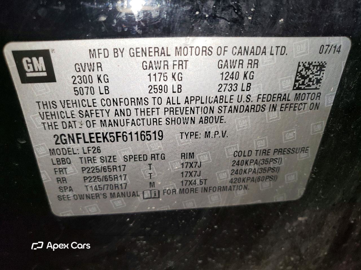 Chevrolet Equinox 2015