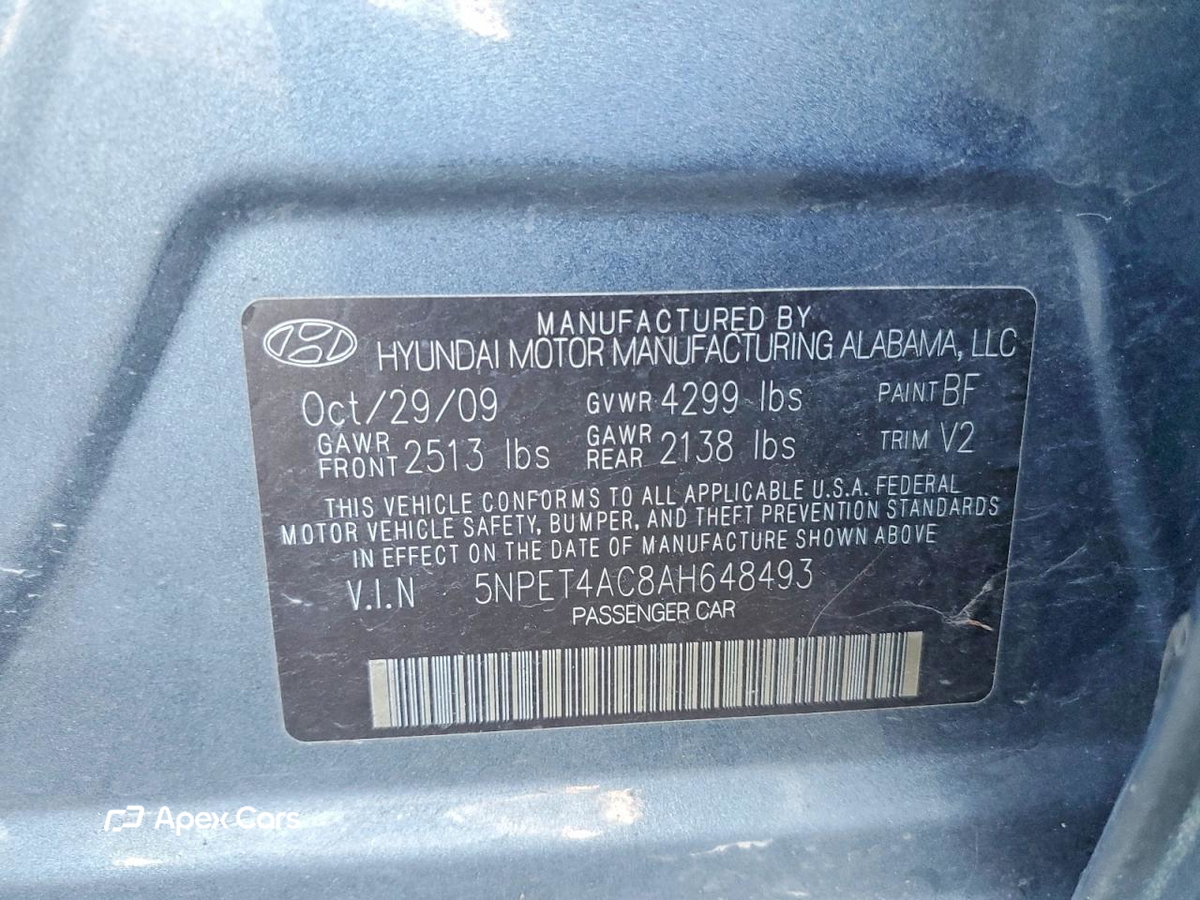 Hyundai Sonata 2010