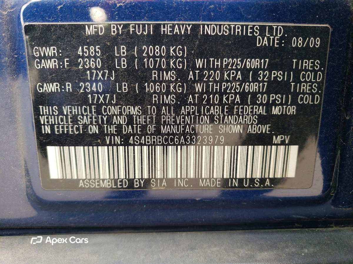 Subaru Outback 2010