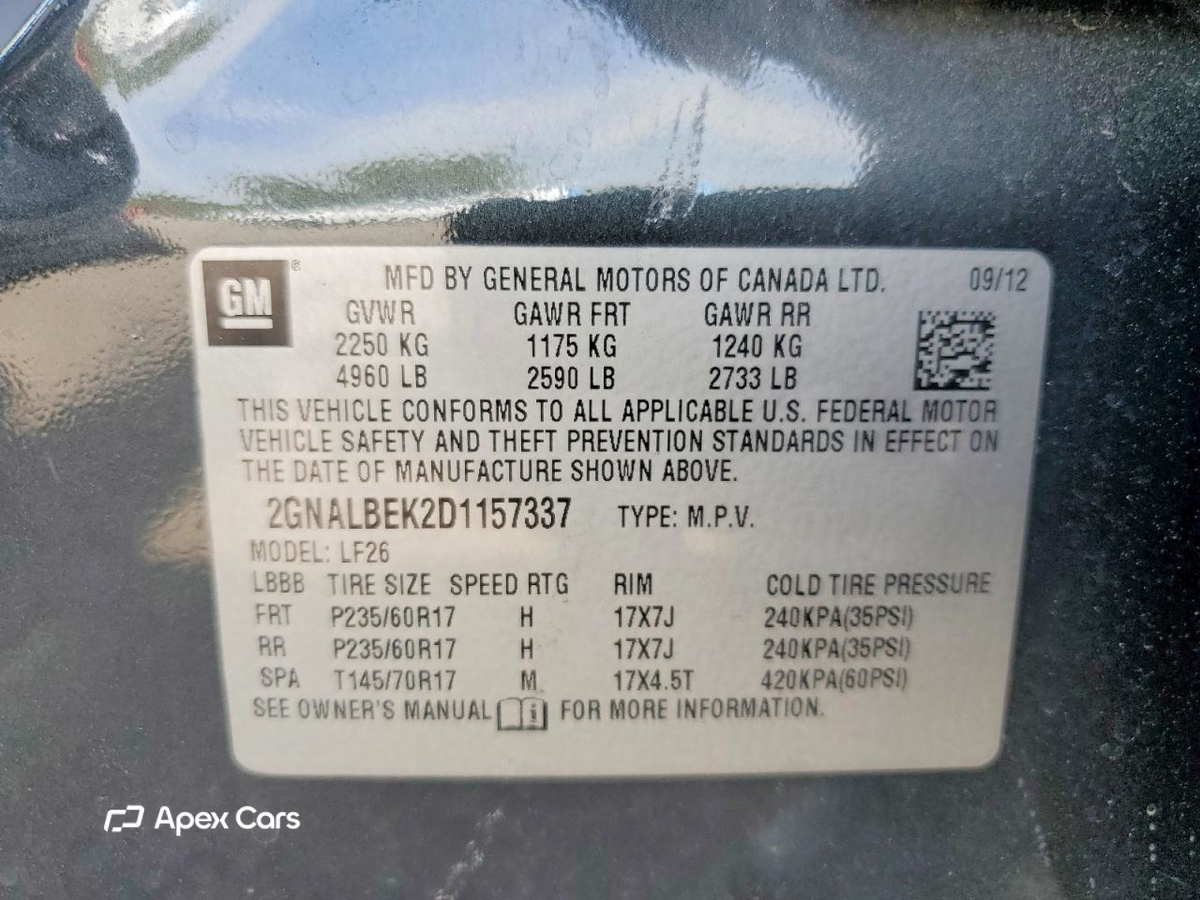 Chevrolet Equinox 2013