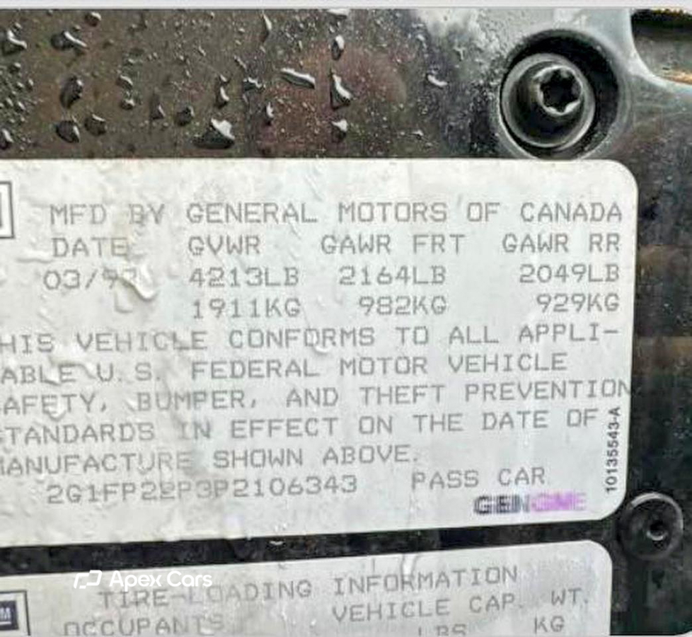 Chevrolet Camaro 1993