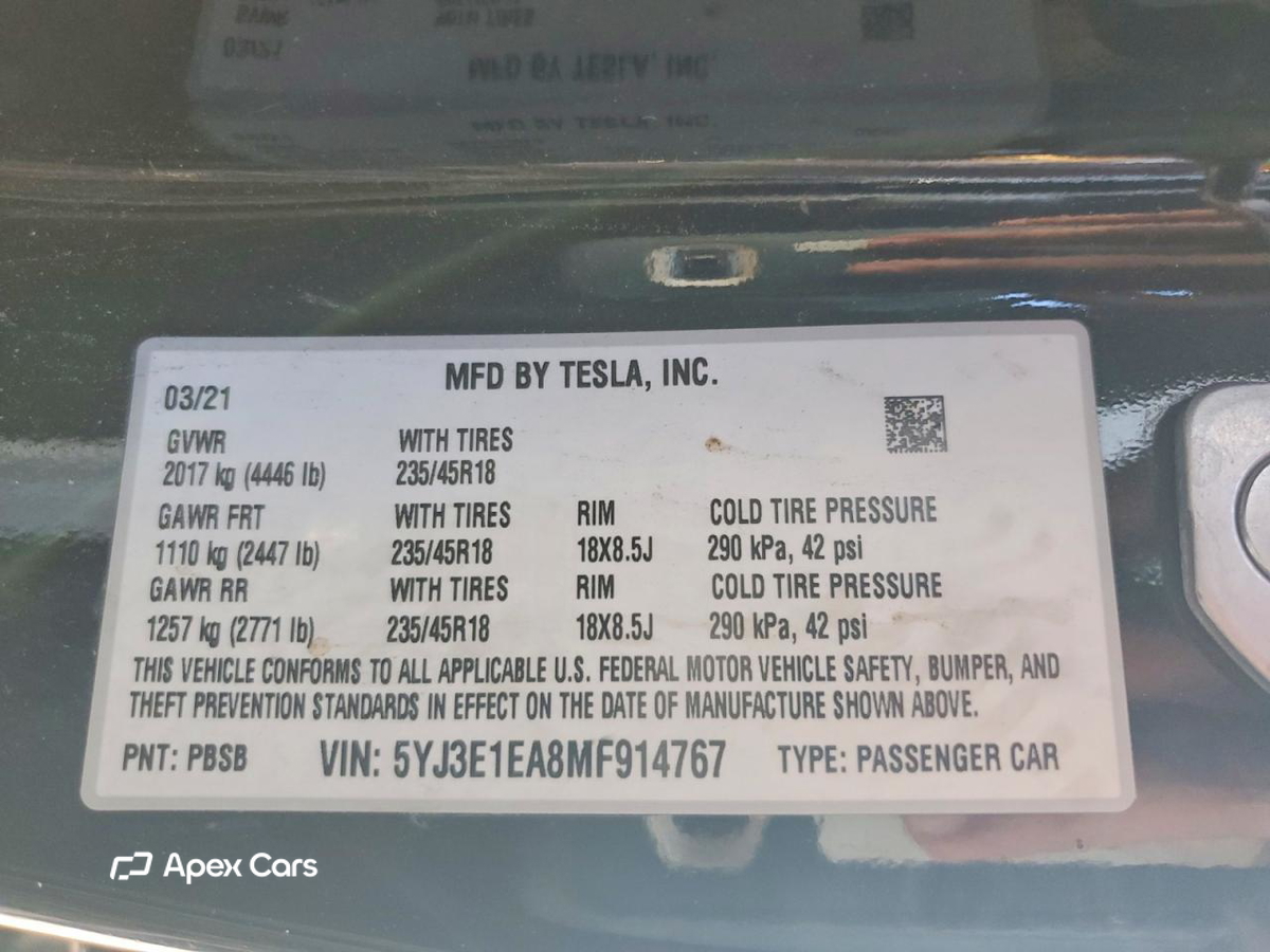 Tesla Model 3 2021