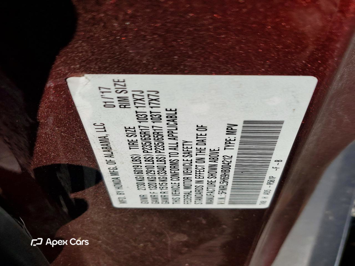 Honda Odyssey 2017