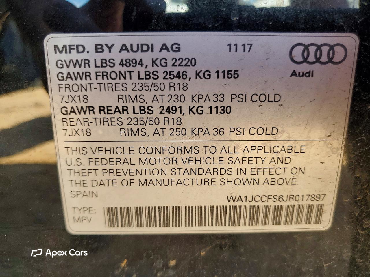Audi Q3 2018