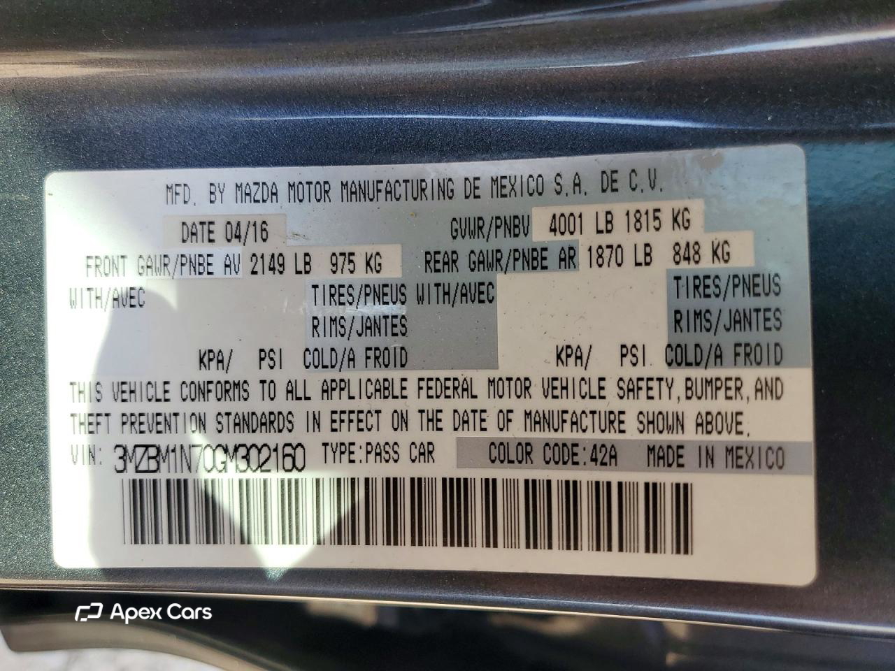 Mazda 3 2016