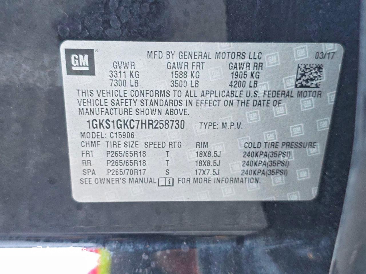 GMC Yukon 2017