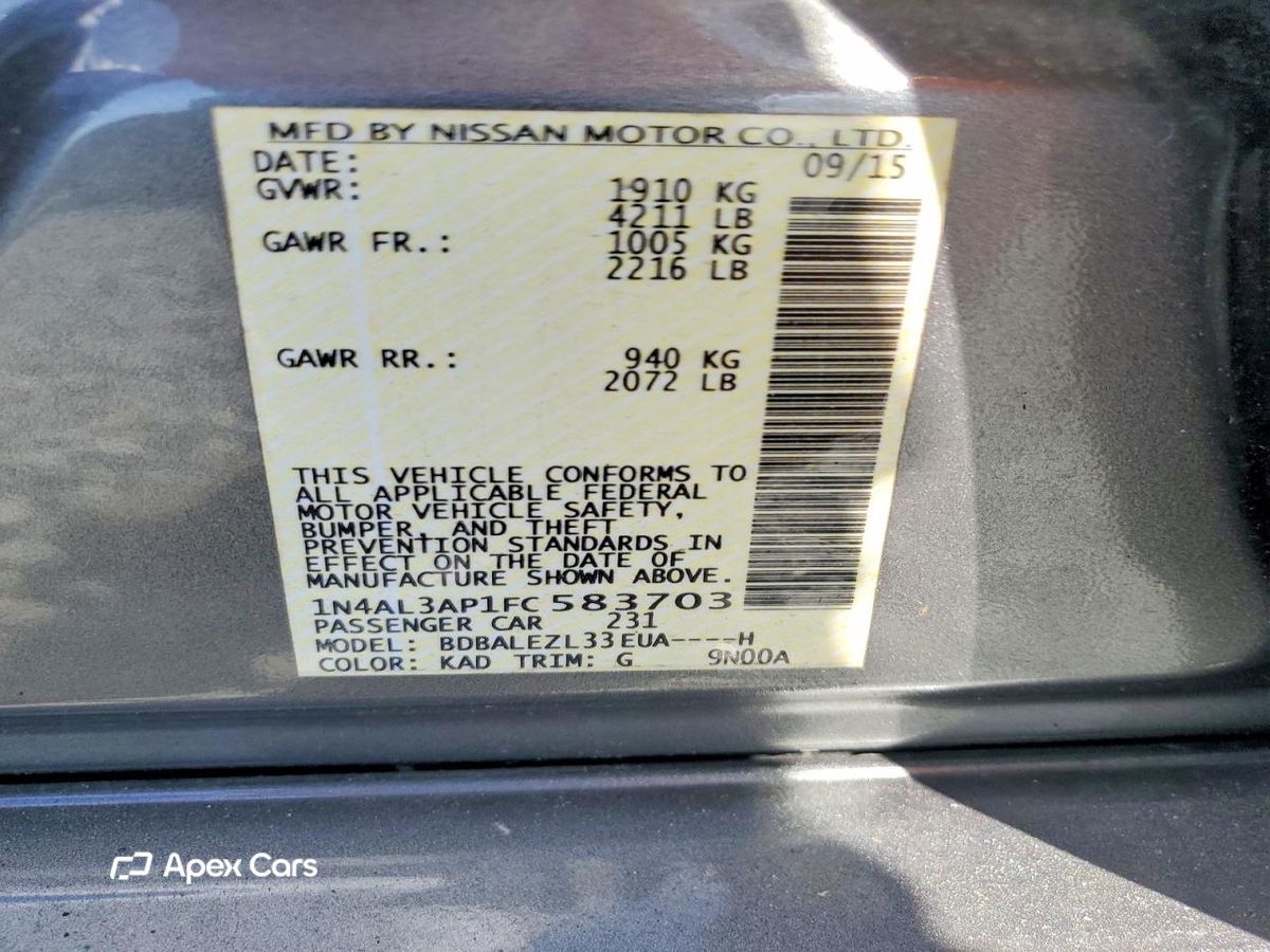 Nissan Altima 2015