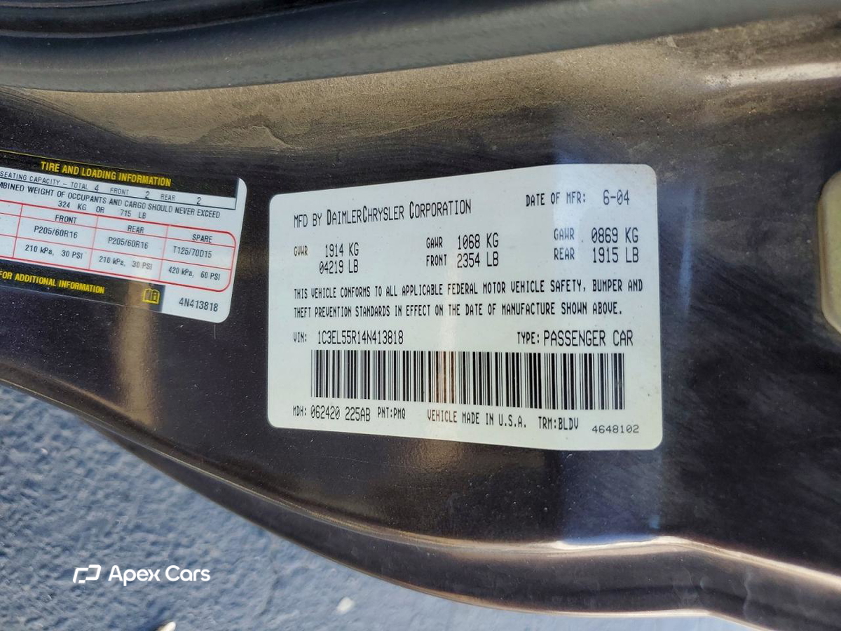 Chrysler Sebring 2004