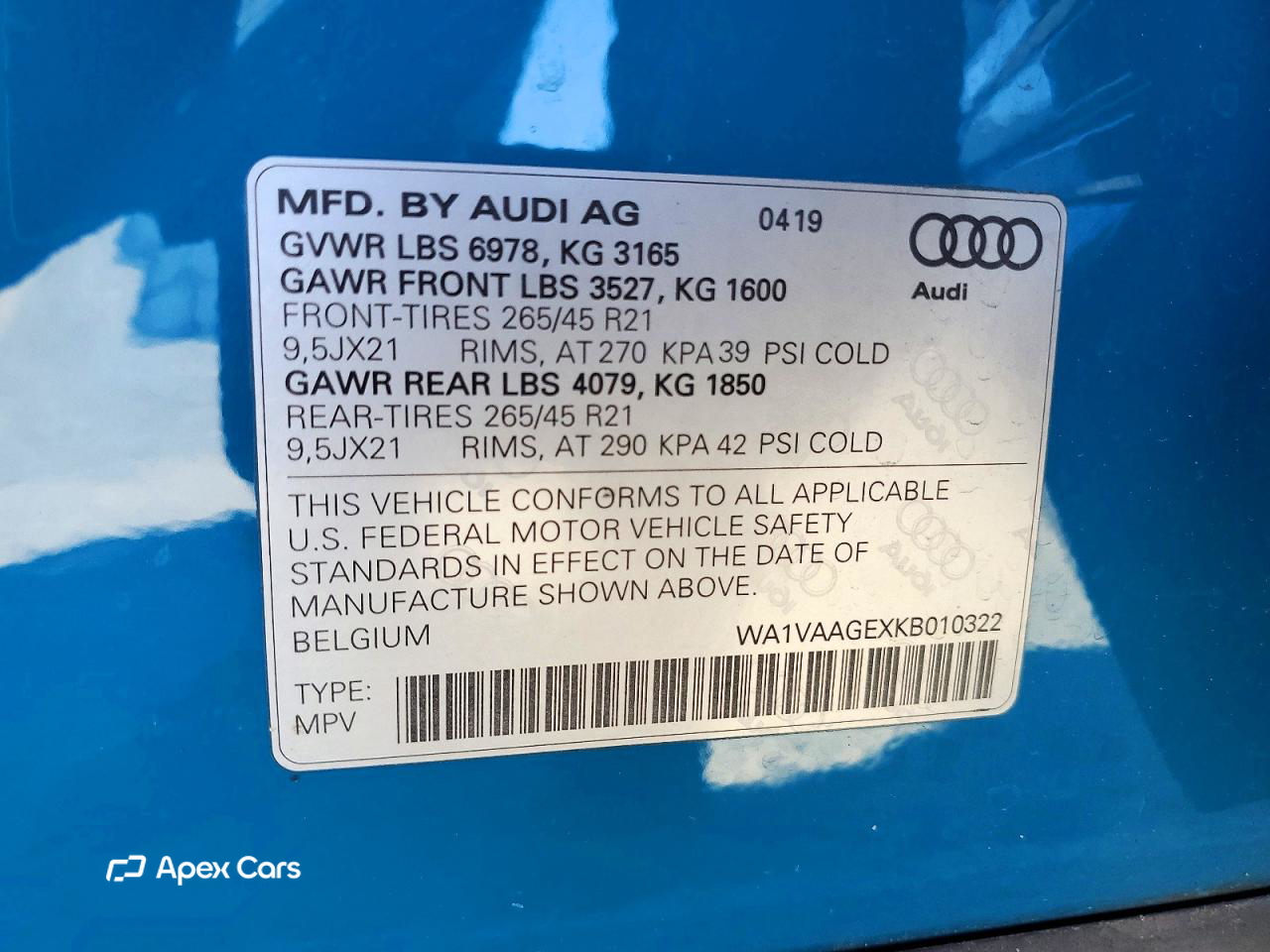 Audi e-tron 2019