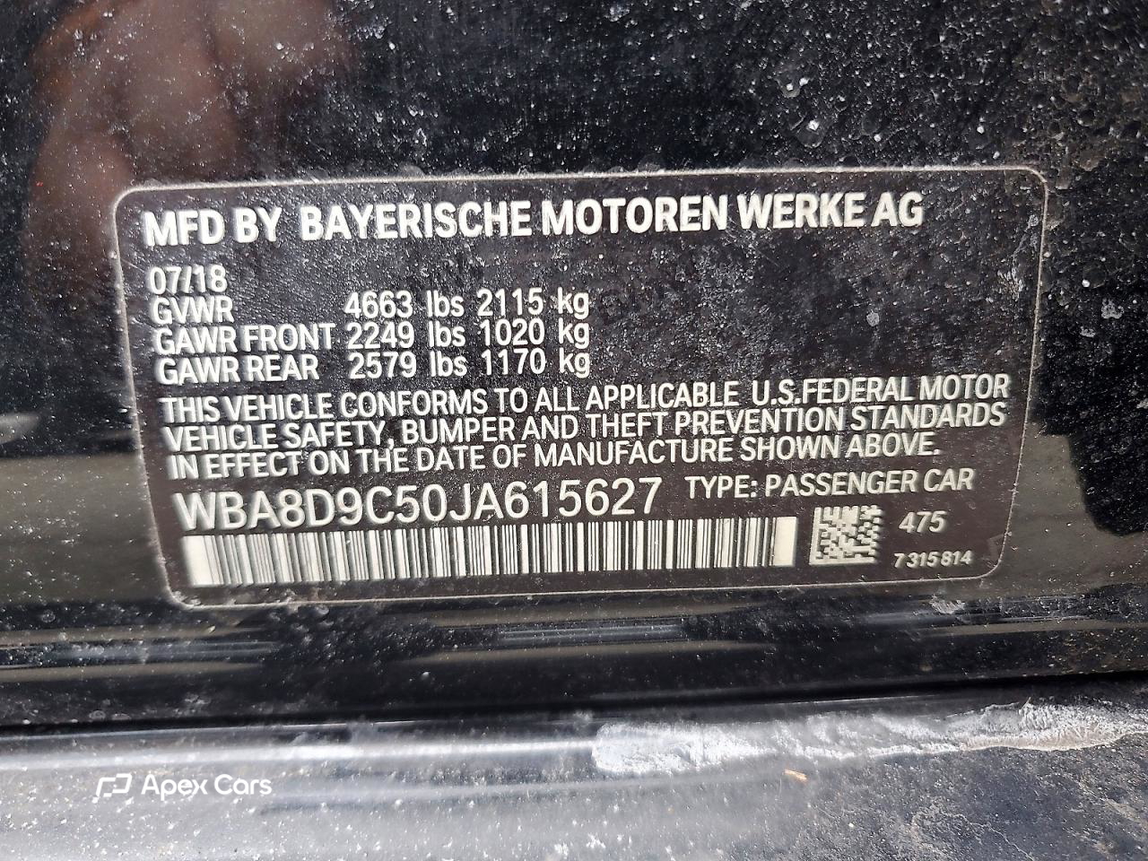 BMW Series 3 2018