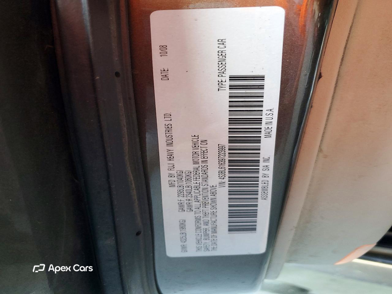 Subaru Legacy 2009