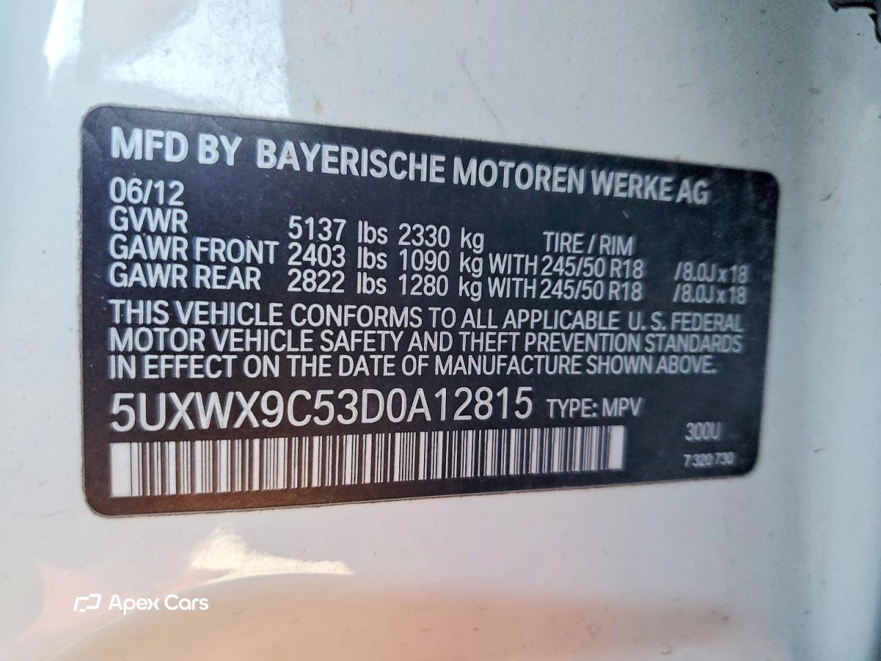 BMW X3 2013
