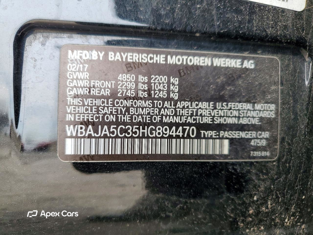 BMW Series 5 2017