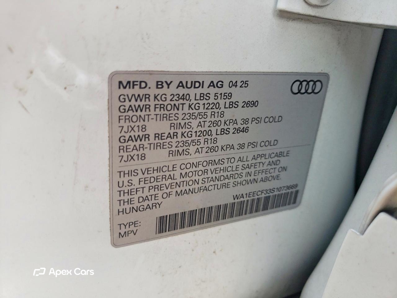 Audi Q3 2025